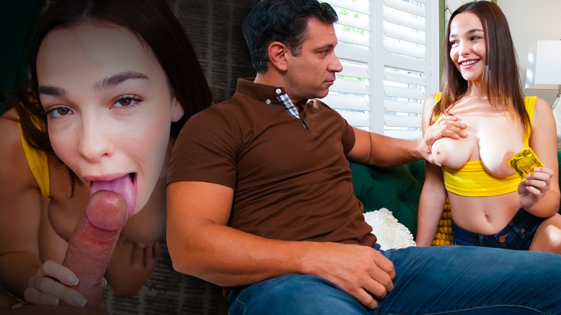 Stepdad Teaches Stepdaughter How to Put a Condom on a Dick